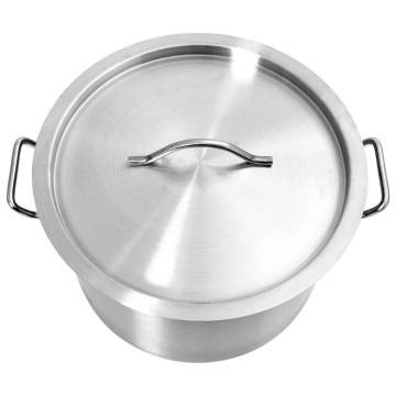 Stainless Steel Stock Pot 24L | Premium Cookware at HipoMarket