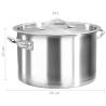 Stainless Steel Stock Pot 24L | Premium Cookware at HipoMarket