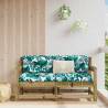 Garden Chairs with Cushions - 2 pcs of Impregnated Wood Pine