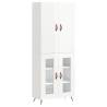 Highboard High Gloss White - Stylish Storage Solution