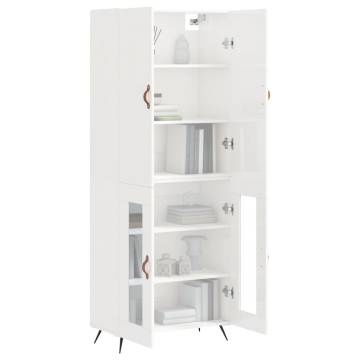 Highboard High Gloss White - Stylish Storage Solution