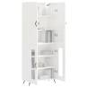 Highboard High Gloss White - Stylish Storage Solution