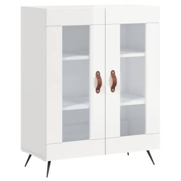 Highboard High Gloss White - Stylish Storage Solution