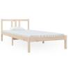 Solid Wood Bed Frame 90x200 cm - Modern & Sturdy Design