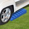 ProPlus 2-Piece Caravan Leveller Set - 75mm Plastic Blue