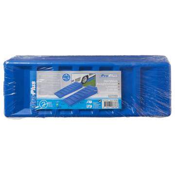 ProPlus 2-Piece Caravan Leveller Set - 75mm Plastic Blue