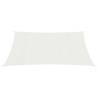 Buy Sunshade Sail 160 g/m² White 2x5 m HDPE - Hipomarket