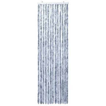 Insect Curtain Silver 90x200 cm - Flexible Chenille Design