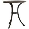 Garden Table Bronze 62x62x65 cm - Premium Cast Aluminium