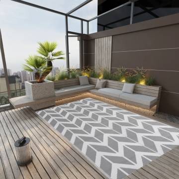 Stylish Outdoor Rug Grey 190x290 cm - Perfect for Your Patio