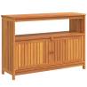 Garden Console Table - Solid Wood Acacia 110x35x75 cm