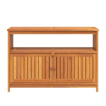 Garden Console Table - Solid Wood Acacia 110x35x75 cm