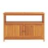 Garden Console Table - Solid Wood Acacia 110x35x75 cm