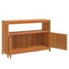 Garden Console Table - Solid Wood Acacia 110x35x75 cm