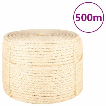 100% Sisal Rope 10mm 500m - Durable & Versatile Uses