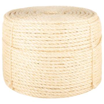 100% Sisal Rope 10mm 500m - Durable & Versatile Uses