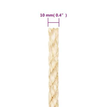 100% Sisal Rope 10mm 500m - Durable & Versatile Uses