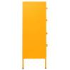 Mustard Yellow Chest of Drawers - Modern Steel Storage