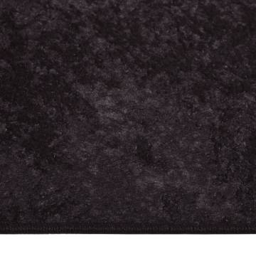 Washable Rug 120x180 cm - Anthracite Anti-Slip | Hipo Market