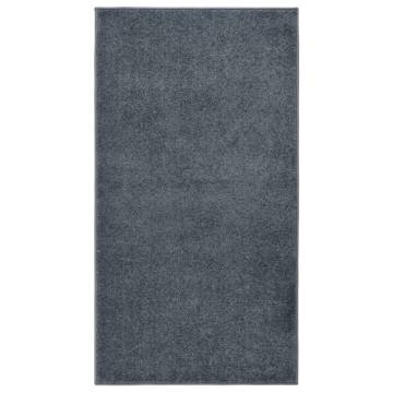 Elegant Anthracite Rug 80x150 cm - Short Pile | Hipomarket