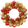 Christmas Wreath Red and Gold 45 cm - Festive Home Decor