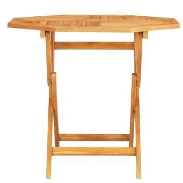 Folding Garden Table 85x85 cm | Solid Teak Wood Furniture