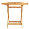 Folding Garden Table 85x85 cm | Solid Teak Wood Furniture