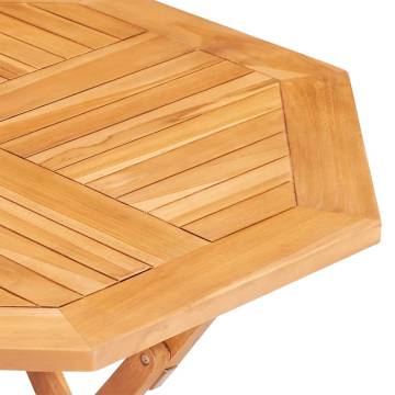 Folding Garden Table 85x85 cm | Solid Teak Wood Furniture