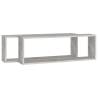 Wall Cube Shelf Set - 2 pcs Concrete Grey | Hipomarket UK