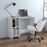 Notebook Desk High Gloss White 102.5x35x75 cm Engineered Wood Colour high gloss white 