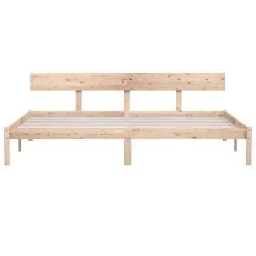 Solid Wood Pine Bed Frame 180x200 cm - Super King Size