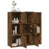 Book Cabinet Smoked Oak 90x30x90 cm - Modern Storage Solution