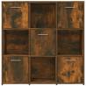 Book Cabinet Smoked Oak 90x30x90 cm - Modern Storage Solution