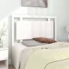 Bed Headboard White 105.5x4x100 cm Solid Pine Wood Colour white Size 105.5 x 100 cm Quantity in Package 1 