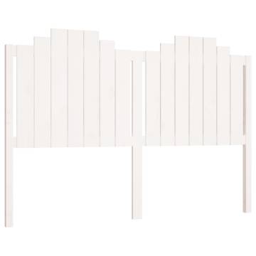 White Solid Wood Bed Headboard - 156x4x110 cm | Hipomarket