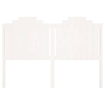 White Solid Wood Bed Headboard - 156x4x110 cm | Hipomarket