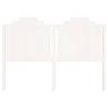 White Solid Wood Bed Headboard - 156x4x110 cm | Hipomarket