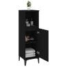 Stylish Black Bathroom Cabinet - 30x30x100 cm | Hipo Market