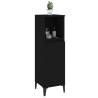 Stylish Black Bathroom Cabinet - 30x30x100 cm | Hipo Market