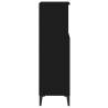 Stylish Black Bathroom Cabinet - 30x30x100 cm | Hipo Market