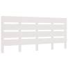 Stylish White Pine Headboard - 120x3x80 cm | Hipo Market