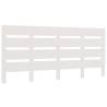 Stylish White Pine Bed Headboard 135x3x80 cm | HipoMarket