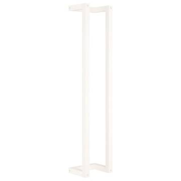 Stylish White Towel Rack 23x18x110 cm - Solid Pine Wood