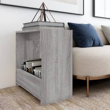 Stylish Grey Sonoma Side Table - Perfect for Any Living Room