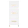 Elegant Highboard White 34.5x34x180 cm - Hipomarket UK