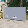 Patio Retractable Side Awning 160 x 300 cm Grey Colour grey Size 160 x 300 cm Quantity in Package 1 