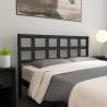 Black Solid Wood Pine Bed Headboard - Stylish & Sturdy Design