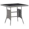 Garden Table Anthracite 80x80x74 cm - Stylish Outdoor Furniture