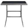 Garden Table Anthracite 80x80x74 cm - Stylish Outdoor Furniture