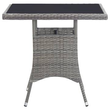 Garden Table Anthracite 80x80x74 cm - Stylish Outdoor Furniture